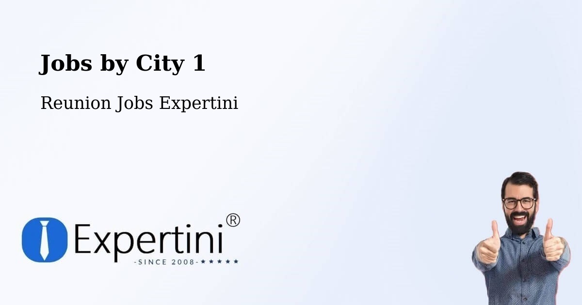 City Jobs in Reunion - Expertini